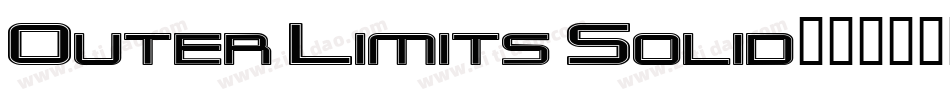 Outer Limits Solid字体转换